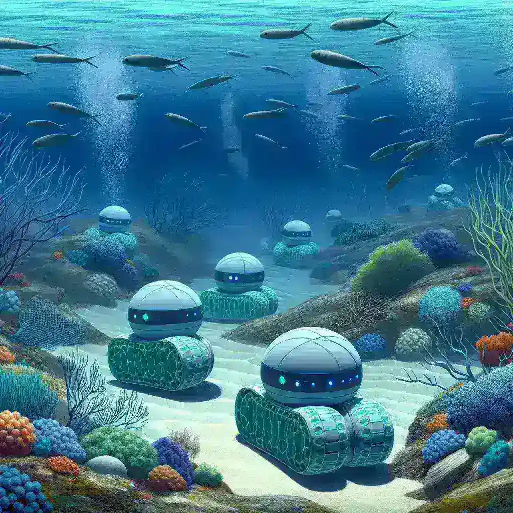 Robots acuáticos blandos que mapean áreas submarinas remotas